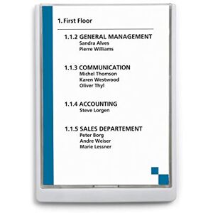 Durable Identificador para puertas CLICK SIGN A4 vertical, 210 x 297 mm para pegar o atornillar, blanca Durable Identificador para puertas CLICK SIGN A4 vertical, 210 x 297 mm para pegar o atornillar, blanca