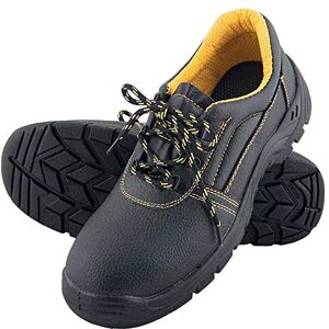REIS Yes Zapatos de seguridad, Negro-Amarillo, Talla 42 REIS Yes Zapatos de seguridad, Negro-Amarillo, Talla 42