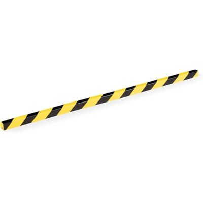 Durable Perfil de protección de bordes E8, autoadhesivo, 1 m, paquete de 5, amarillo/negro, angular Durable Perfil de protección de bordes E8, autoadhesivo, 1 m, paquete de 5, amarillo/negro, angular