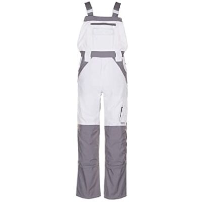 Planam Plaline peto de trabajo talla 94 en color blanco/zinc Planam Plaline peto de trabajo talla 94 en color blanco/zinc