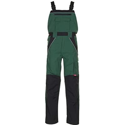 Planam Plaline peto de trabajo talla 90 en verde/negro Planam Plaline peto de trabajo talla 90 en verde/negro
