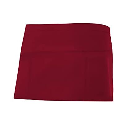 VELILLA 404208; Delantal corto comandero; color granate; talla única VELILLA 404208; Delantal corto comandero; color granate; talla única