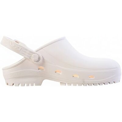REPOSA MAX Zuecos Sanitarios Mujer y Hombre en Goma con Suela Antideslizante SRC, Zuecos Enfermera Anatómicos con Correa Ajustable, Zapatos Sanitarios Esterilizables Antishock Transpirables Ligeros REPOSA MAX Zuecos Sanitarios Mujer y Hombre en Goma con Suela Antideslizante SRC, Zuecos Enfermera Anatómicos con Correa Ajustable, Zapatos Sanitarios Esterilizables Antishock Transpirables Ligeros