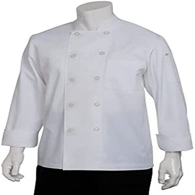 Chef Works Chaquetas de chefs Wccwwhtm para hombre, blanco, M UK Chef Works Chaquetas de chefs Wccwwhtm para hombre, blanco, M UK