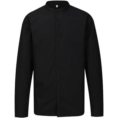 MISEMIYA Camisa Camarero Hombre con Mangas LARGAS Uniforme HOSTELERIA para Hombre 8275 S, Negro MISEMIYA Camisa Camarero Hombre con Mangas LARGAS Uniforme HOSTELERIA para Hombre 8275 S, Negro