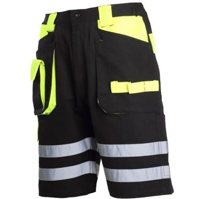 Lahti PRO Pantalones cortos cortos Amarillo 100% algodón con ODBL., 3xl, CE, Lahti marca Lahti PRO Pantalones cortos cortos Amarillo 100% algodón con ODBL., 3xl, CE, Lahti marca