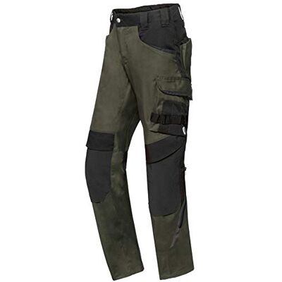 BP Mezcla de tela con pantalones de trabajo elásticos para hombres, cintura alta en la espalda, 65% poliéster/35% algodón, negro, 34L BP Mezcla de tela con pantalones de trabajo elásticos para hombres, cintura alta en la espalda, 65% poliéster/35% algodón, negro, 34L