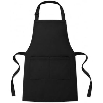 Mulbijeo Delantal, 1 Unidad con Dos Bolsillos, Delantal Cocina, Talla Ajustable, Universal para Hombre y Mujer, Mandil Cocina, Adecuado para Tareas Domésticas, Mandiles Mulbijeo Delantal, 1 Unidad con Dos Bolsillos, Delantal Cocina, Talla Ajustable, Universal para Hombre y Mujer, Mandil Cocina, Adecuado para Tareas Domésticas, Mandiles