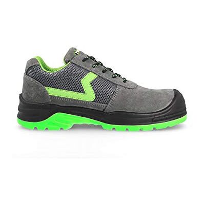 Paredes Zapato Seguridad Carbono Plus, Color Gris y Verde Talla EU Paredes Zapato Seguridad Carbono Plus, Color Gris y Verde Talla EU