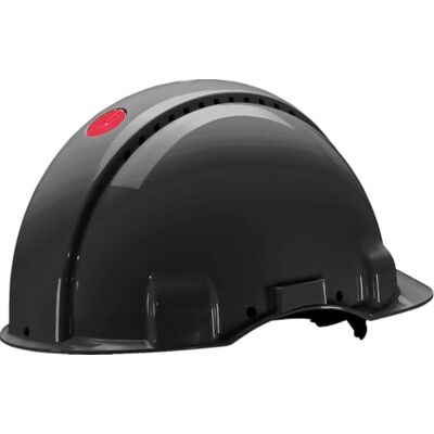 3M Casco, Uvicator, con arnés de Ruleta, ventilado y Banda antisudor de plástico, Negro, G3000NUV-SV, 1 por Paquete 3M Casco, Uvicator, con arnés de Ruleta, ventilado y Banda antisudor de plástico, Negro, G3000NUV-SV, 1 por Paquete