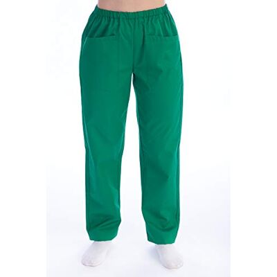 GIMA Pantalones de algodón y poliéster, unisex, talla XS, color verde GIMA Pantalones de algodón y poliéster, unisex, talla XS, color verde