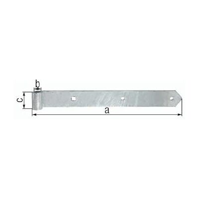 Alberts Cinta de tienda (galvanizada, diámetro de 13 mm, tamaño 400 x 40 mm, 10 unidades) Alberts Cinta de tienda (galvanizada, diámetro de 13 mm, tamaño 400 x 40 mm, 10 unidades)
