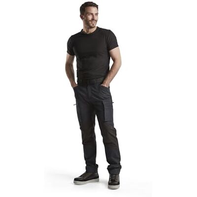 BLÅKLÄDER Blakläder 145918458699 C48 tamaño C48 Servicio pantalones – azul marino/negro BLÅKLÄDER Blakläder 145918458699 C48 tamaño C48 Servicio pantalones – azul marino/negro
