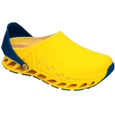 Scholl Evoflex Amarillo/Azul Marino - Calzado Scholl Evoflex Amarillo/Azul Marino - Calzado