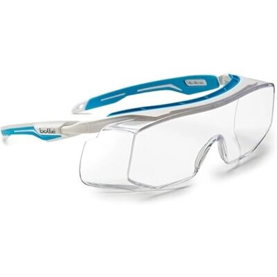 bollé Bolle Safety Gafas de protección polarizadas de policarbonato ahumado AS PC TPR bollé Bolle Safety Gafas de protección polarizadas de policarbonato ahumado AS PC TPR
