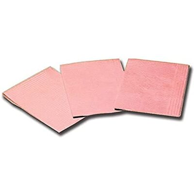 GIMA Dispotech Toallitas Politenate 33x45 cm, compuestas de 1 capa de celulosa y 1 capa de plietileno, rosa, GIMA Dispotech Toallitas Politenate 33x45 cm, compuestas de 1 capa de celulosa y 1 capa de plietileno, rosa,