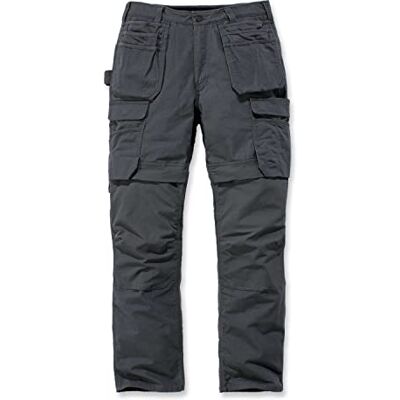 Carhartt Steel Multipocket Pant, Pantalones de trabajo, Hombre, Gris (Sombra), 36W / 28L Carhartt Steel Multipocket Pant, Pantalones de trabajo, Hombre, Gris (Sombra), 36W / 28L