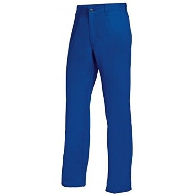 BP Cotton Plus Pantalones de trabajo con tirantes de tela y goma (bolsillos para rodilleras, algodón puro, ajuste ajustado, talla: 25), color azul BP Cotton Plus Pantalones de trabajo con tirantes de tela y goma (bolsillos para rodilleras, algodón puro, ajuste ajustado, talla: 25), color azul