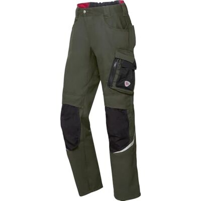 BP Workwear Pantalón de trabajo para hombre (poliéster y algodón, talla 60n), color verde oliva y negro BP Workwear Pantalón de trabajo para hombre (poliéster y algodón, talla 60n), color verde oliva y negro