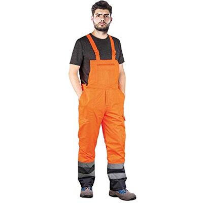 REIS BLUE-ORANGE-B_3XL Peto protector forrado, color naranja y azul oscuro, talla 3XL REIS BLUE-ORANGE-B_3XL Peto protector forrado, color naranja y azul oscuro, talla 3XL