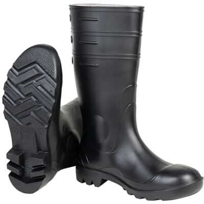 Cofan Bota de Agua Alta de Seguridad S-5 Color Negro Fabricada PVC Cofan Bota de Agua Alta de Seguridad S-5 Color Negro Fabricada PVC