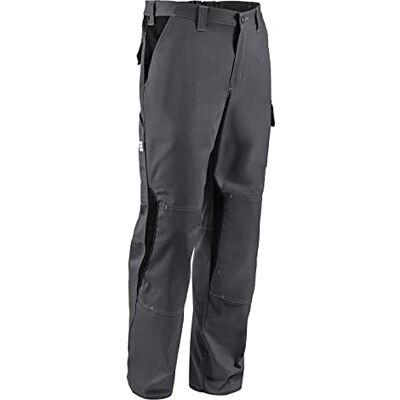 KÜBLER Workwear Kübler Image Dress Pantalones de trabajo antracita, talla 54, pantalones de trabajo para hombre, de algodón reforzado, pantalones de trabajo con bolsillos para las rodillas según EN KÜBLER Workwear Kübler Image Dress Pantalones de trabajo antracita, talla 54, pantalones de trabajo para hombre, de algodón reforzado, pantalones de trabajo con bolsillos para las rodillas según EN