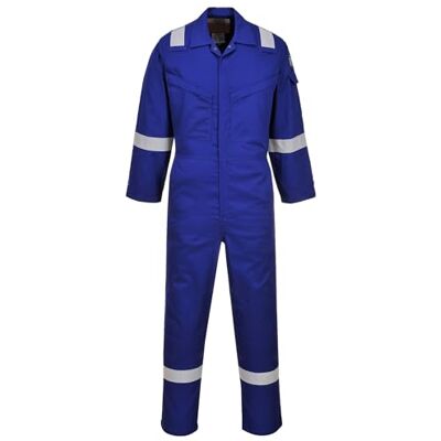 Portwest Araflame Silver Coverall Color: Royal Talla: 44 Portwest Araflame Silver Coverall Color: Royal Talla: 44