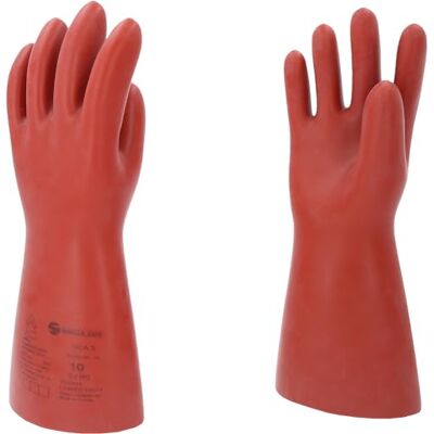 KS Tools Glove for electricians with protective insulation, size 10, red KS Tools Glove for electricians with protective insulation, size 10, red
