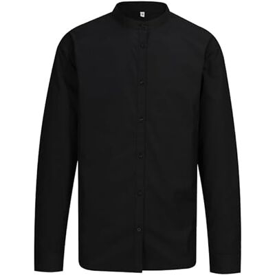 MISEMIYA Camisa Camarera Mujer con Mangas LARGAS Uniforme HOSTELERIA Mujer 7271 S, Negro MISEMIYA Camisa Camarera Mujer con Mangas LARGAS Uniforme HOSTELERIA Mujer 7271 S, Negro
