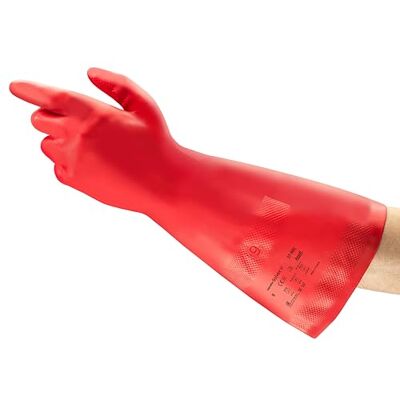 Ansell AlphaTec 37-900VP Guantes de Trabajo de Seguridad, Protección Mecánica, Talla 10 (XL), Rojo (1 Par) Ansell AlphaTec 37-900VP Guantes de Trabajo de Seguridad, Protección Mecánica, Talla 10 (XL), Rojo (1 Par)