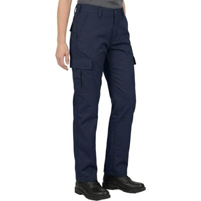 Lee Cooper Pantalón Trabajo Mujer Cargo – Workwear Resistente Fácil Cuidado Multi Bolsillos, Pantalón Seguridad Clásico para Construcción Industria (Azul Marino, 42 EU / 28L) Lee Cooper Pantalón Trabajo Mujer Cargo – Workwear Resistente Fácil Cuidado Multi Bolsillos, Pantalón Seguridad Clásico para Construcción Industria (Azul Marino, 42 EU / 28L)