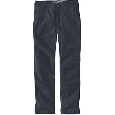 Carhartt Rugged Flex Slim Fit Canvas 5-Pocket Tapered Work Pant, Pantalones Hombre, Azul (Azul Marino), 42W / 32L Carhartt Rugged Flex Slim Fit Canvas 5-Pocket Tapered Work Pant, Pantalones Hombre, Azul (Azul Marino), 42W / 32L