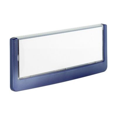 Durable Identificador para puertas CLICK SIGN A4 149x52,5 mm, para pegar o atornillar, azul oscuro Durable Identificador para puertas CLICK SIGN A4 149x52,5 mm, para pegar o atornillar, azul oscuro