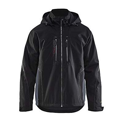 BLÅKLÄDER Chaqueta funcional ligera forrada de color negro., M, negro/gris BLÅKLÄDER Chaqueta funcional ligera forrada de color negro., M, negro/gris