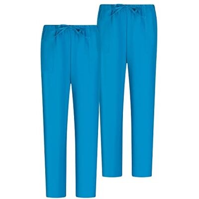 MISEMIYA Pack 2 Pcs PANTALÓN Sanitarios Unisex Cintura ELÁSTICA UNIFORMEES Sanitarios Uniformes MEDICOS UNFIROMES Laboratorios XXL, Turquesa 68 MISEMIYA Pack 2 Pcs PANTALÓN Sanitarios Unisex Cintura ELÁSTICA UNIFORMEES Sanitarios Uniformes MEDICOS UNFIROMES Laboratorios XXL, Turquesa 68
