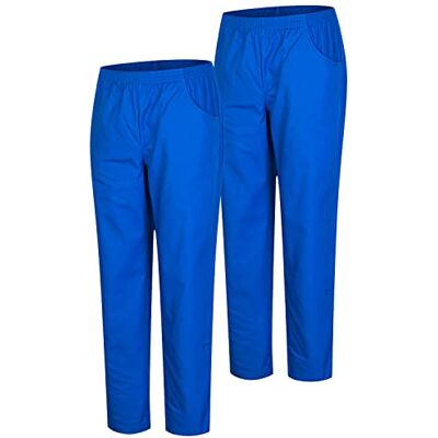 MISEMIYA Pack 2 Pcs PANTALÓN Sanitario Unisex Uniforme Sanitario Uniformes MEDICOS PANTALÓN DE Trabajo Ref.8312 * 2 pcs XL, Azul Royal 21 MISEMIYA Pack 2 Pcs PANTALÓN Sanitario Unisex Uniforme Sanitario Uniformes MEDICOS PANTALÓN DE Trabajo Ref.8312 * 2 pcs XL, Azul Royal 21