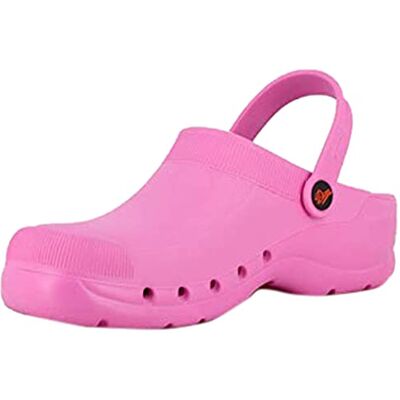 DIAN Color Rosa Talla 38, Zueco de Trabajo para sanidad y hostelería Unisex Certificado CE EN ISO 20347 Marca DIAN Color Rosa Talla 38, Zueco de Trabajo para sanidad y hostelería Unisex Certificado CE EN ISO 20347 Marca