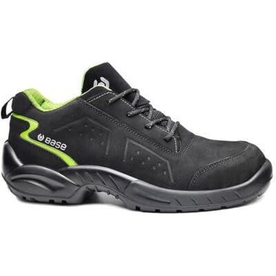 BASE Protection Chester S3 SRC Zapato de Seguridad, Talla: 49, Color: Negro/Verde, BASE Protection Chester S3 SRC Zapato de Seguridad, Talla: 49, Color: Negro/Verde,