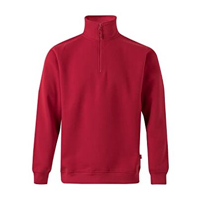 Velilla Sudadera con media cremallera - Rojo Velilla Sudadera con media cremallera - Rojo