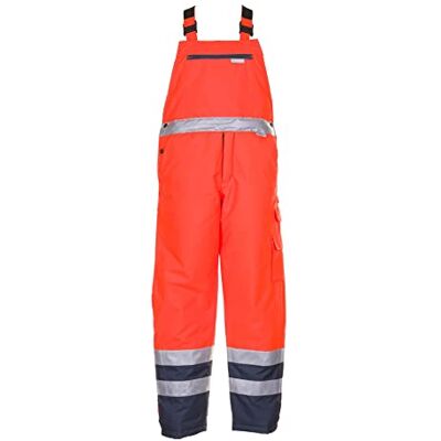 Planam Mono de alta visibilidad, talla XL, naranja/azul marino Planam Mono de alta visibilidad, talla XL, naranja/azul marino