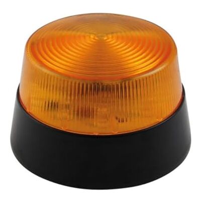Velleman Luz intermitente LED naranja, 12 V DC, 77 mm, 15 LED, lámpara de señalización y advertencia, luz flash ámbar IP20 ABS acrílico, para garaje taller alarma Velleman Luz intermitente LED naranja, 12 V DC, 77 mm, 15 LED, lámpara de señalización y advertencia, luz flash ámbar IP20 ABS acrílico, para garaje taller alarma