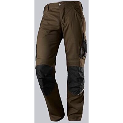 BP Workwear Pantalón de trabajo para hombre (poliéster y algodón, talla 50n), color marrón y negro BP Workwear Pantalón de trabajo para hombre (poliéster y algodón, talla 50n), color marrón y negro