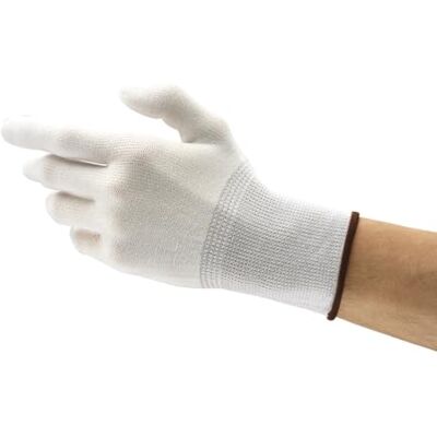 Ansell HyFlex 11-300 Guantes de Trabajo Multiusos, Protección Mecánica, Blanco, Talla S (12 Pares) Ansell HyFlex 11-300 Guantes de Trabajo Multiusos, Protección Mecánica, Blanco, Talla S (12 Pares)