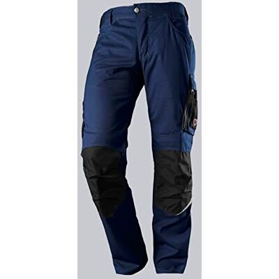 BP Workwear Pantalón de trabajo para hombre (poliéster y algodón, talla 60), color azul y negro BP Workwear Pantalón de trabajo para hombre (poliéster y algodón, talla 60), color azul y negro