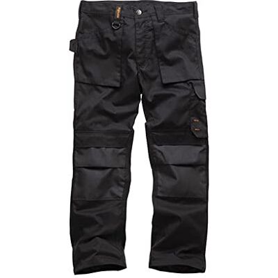 Scruffs Hombre Worker Pantalones de Trabajo Not Applicable, Negro (Black 001), (Talla del Fabricante: 36) Scruffs Hombre Worker Pantalones de Trabajo Not Applicable, Negro (Black 001), (Talla del Fabricante: 36)