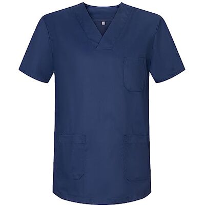 MISEMIYA Casaca Unisex MÉDICO Enfermera Uniforme Limpieza Laboral ESTÉTICA Dentista Veterinaria Sanitario HOSTELERÍA Ref.817 L, Azul Marino MISEMIYA Casaca Unisex MÉDICO Enfermera Uniforme Limpieza Laboral ESTÉTICA Dentista Veterinaria Sanitario HOSTELERÍA Ref.817 L, Azul Marino