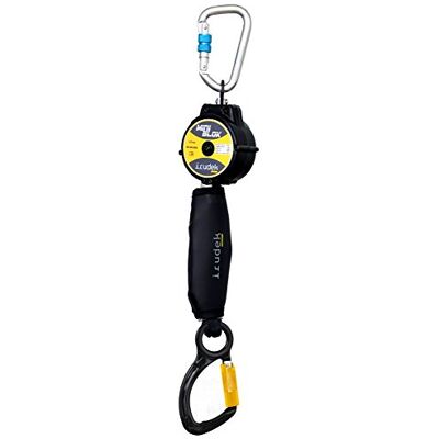 Irudek MINIBLOK SE-C – Anticaídas retráctil Compacto de Cinta Technora 2 m con mosquetón automático 21,5 mm y Chip NFC Ready, EN 360 / EN 362 / VG11.060, 980 g Irudek MINIBLOK SE-C – Anticaídas retráctil Compacto de Cinta Technora 2 m con mosquetón automático 21,5 mm y Chip NFC Ready, EN 360 / EN 362 / VG11.060, 980 g