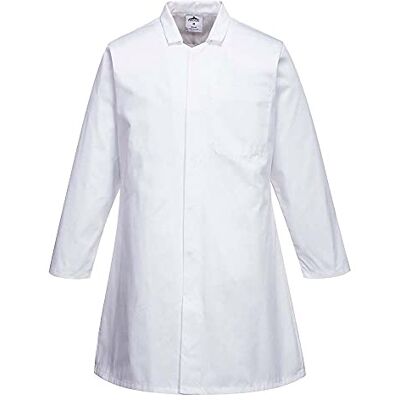 Portwest 2202 Bata de Alimentación Frontal con Corchetes Oculto Duradero Portwest 2202 Bata de Alimentación Frontal con Corchetes Oculto Duradero