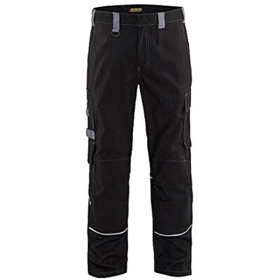 BLÅKLÄDER Blakläder Pantalón (talla D124), color negro y gris BLÅKLÄDER Blakläder Pantalón (talla D124), color negro y gris