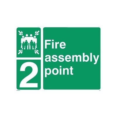 Viking signos sy475 (2) -a2l-3 m "Fire assembly point" 2 señal, 3 mm plástico rígido, 400 mm H x 600 mm W Viking signos sy475 (2) -a2l-3 m "Fire assembly point" 2 señal, 3 mm plástico rígido, 400 mm H x 600 mm W
